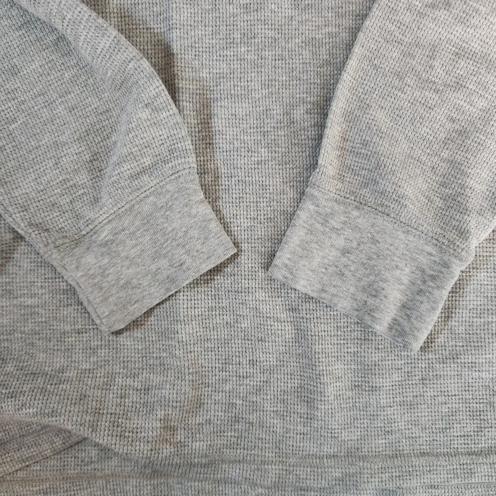 Polo Ralph Lauren Gray Men's Large Waffle Weave Thermal Knit‎ Long Sleeve Top